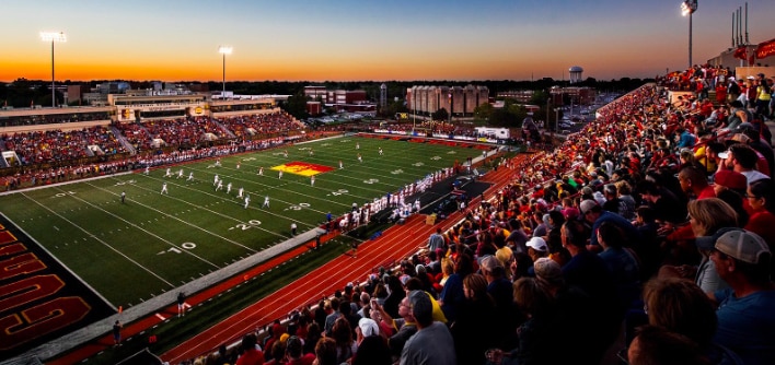 DII football stadiums