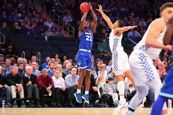 Seton Hall's Myles Cale hit a go-ahead 3-pointer in overtime to help upset Kentucky