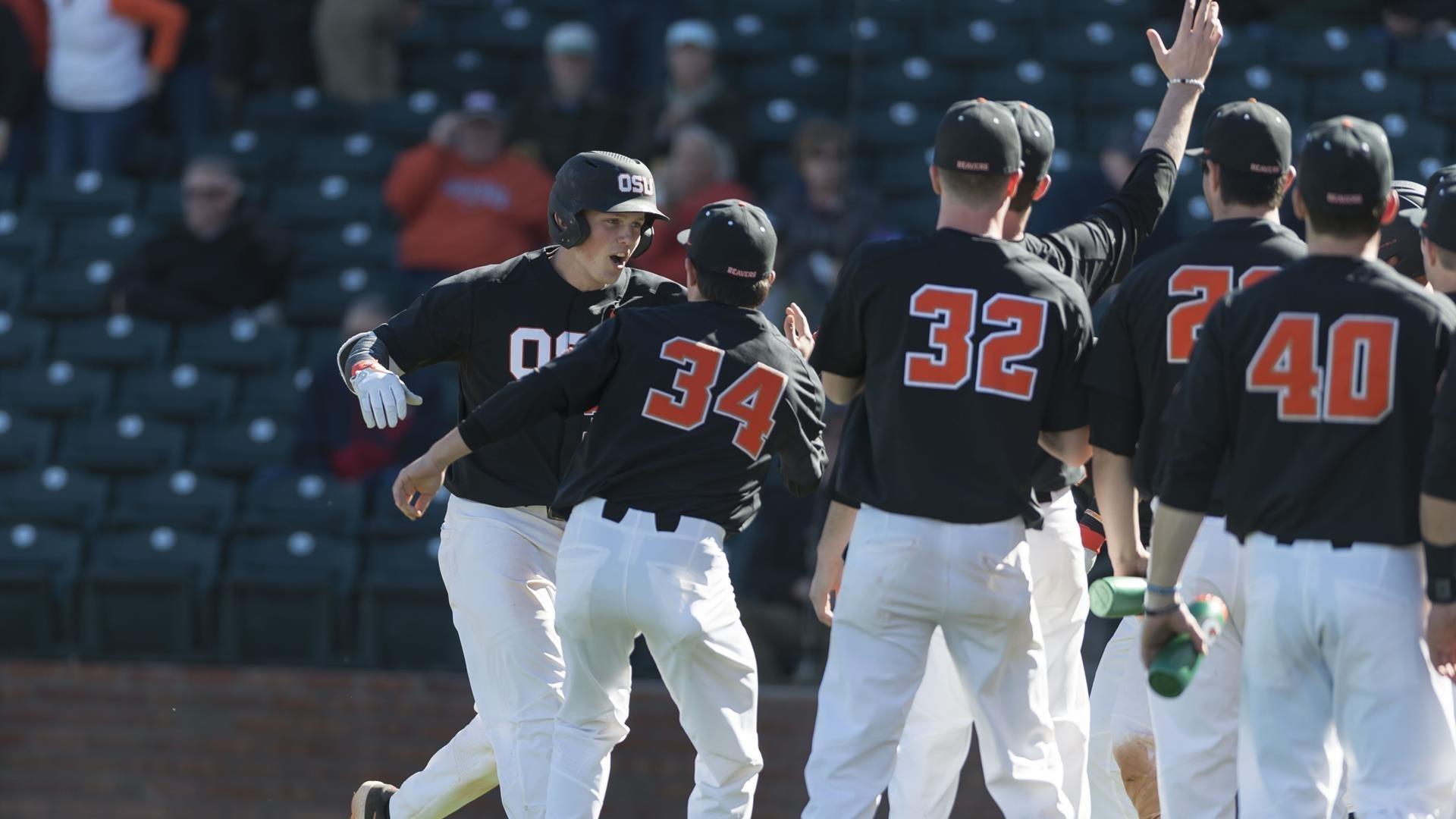 Adley Rutschman had a big opening weekend for Oregon State baseball.