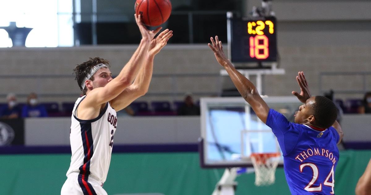 Gonzaga beat Kansas in its season opener.