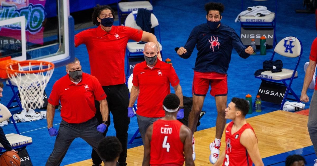 Richmond beat Kentucky in Rupp Arena.