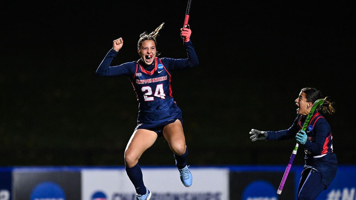 Shippensburg wins the 2021 DII field hockey championship.