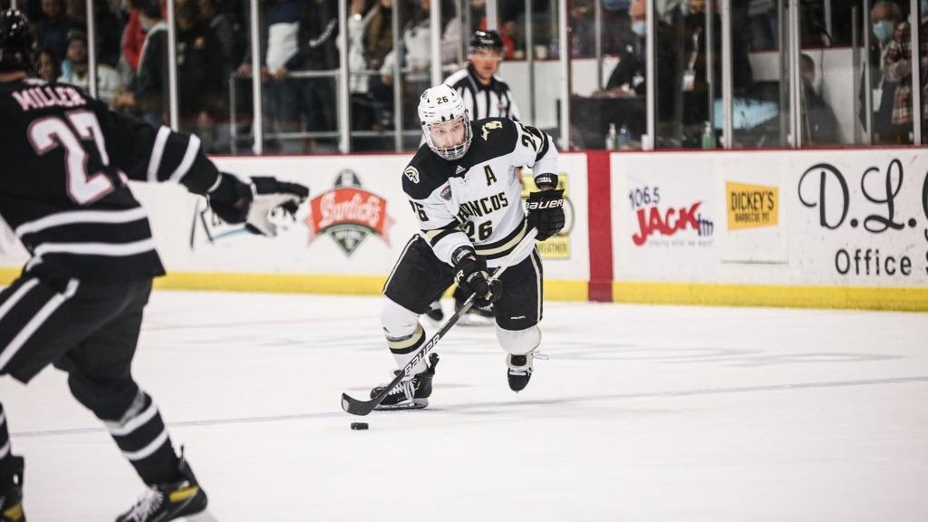 Ethen Frank leads the nation in goals.