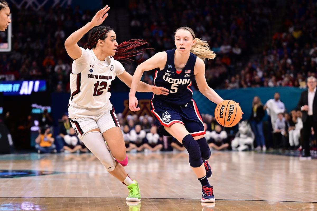 No. 2 UConn fell to No. 1 South Carolina in the 2022 national championship.