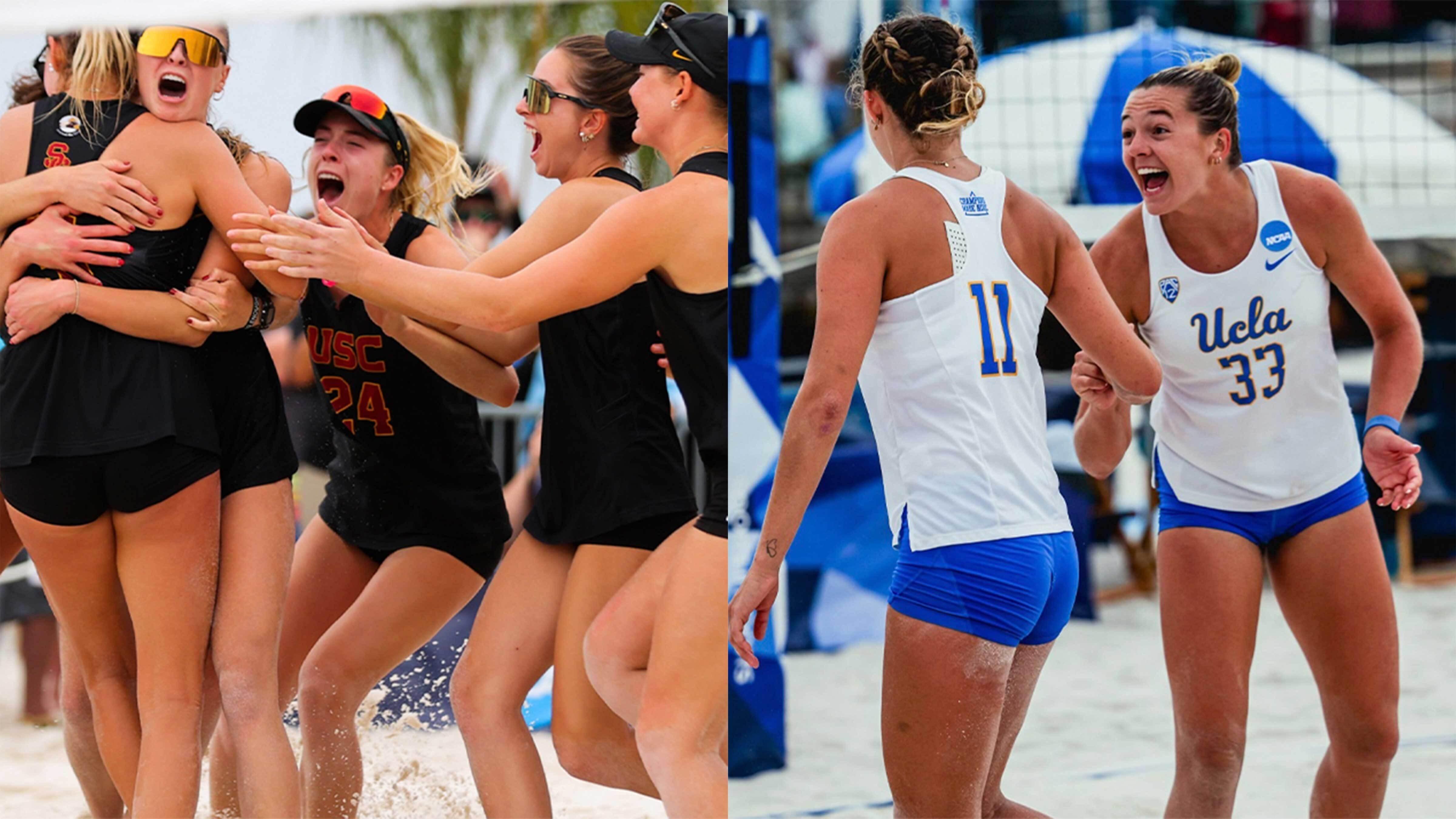 USC vs. UCLA beach volleyball