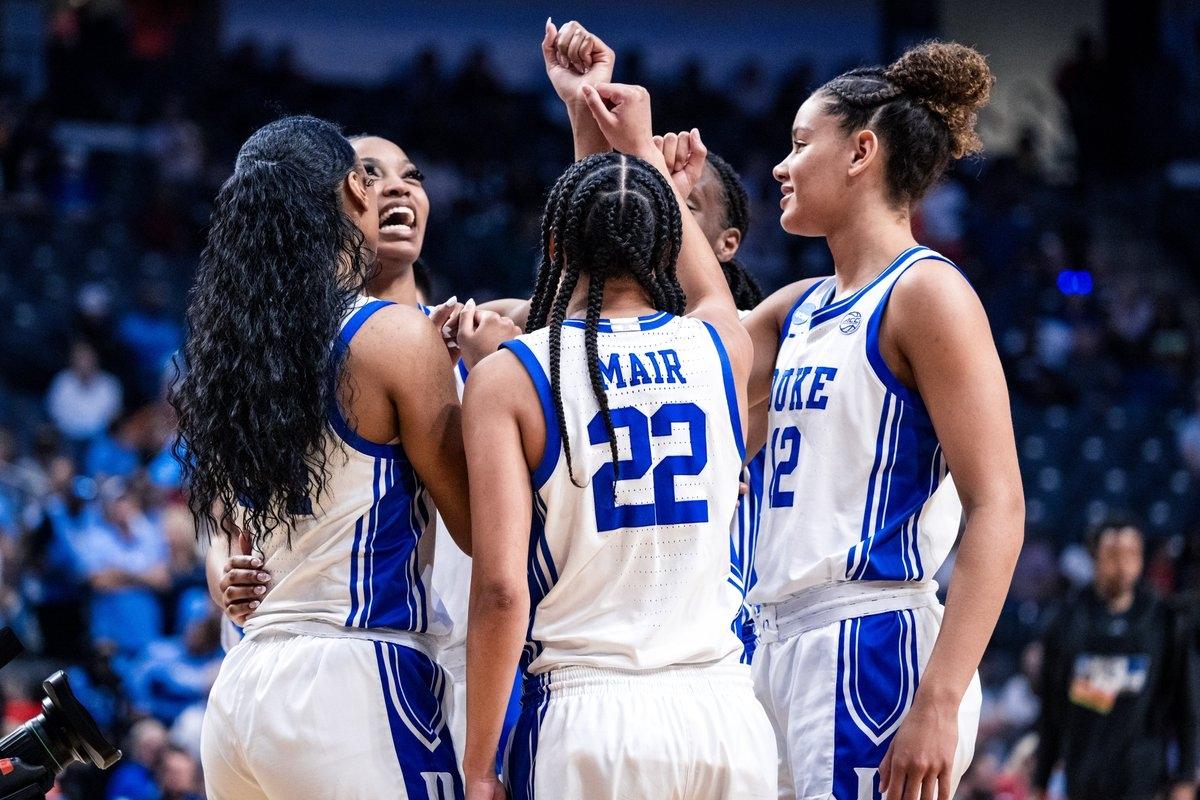 Duke women's basketball plays against North Carolina