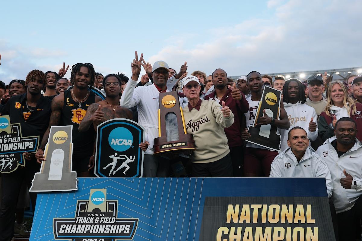 Texas A&M and Southern California are 2025 outdoor track & field co-national champions